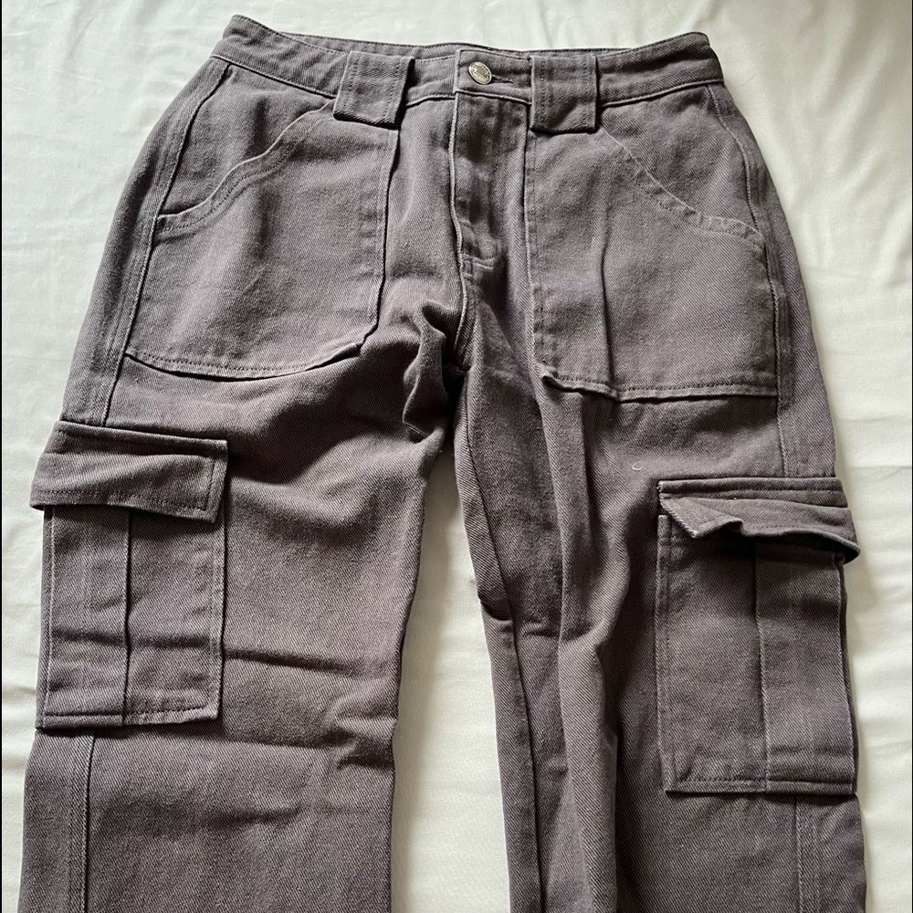 White fox cargo pants.